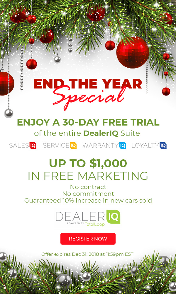 Holiday Offer Dealer IQ